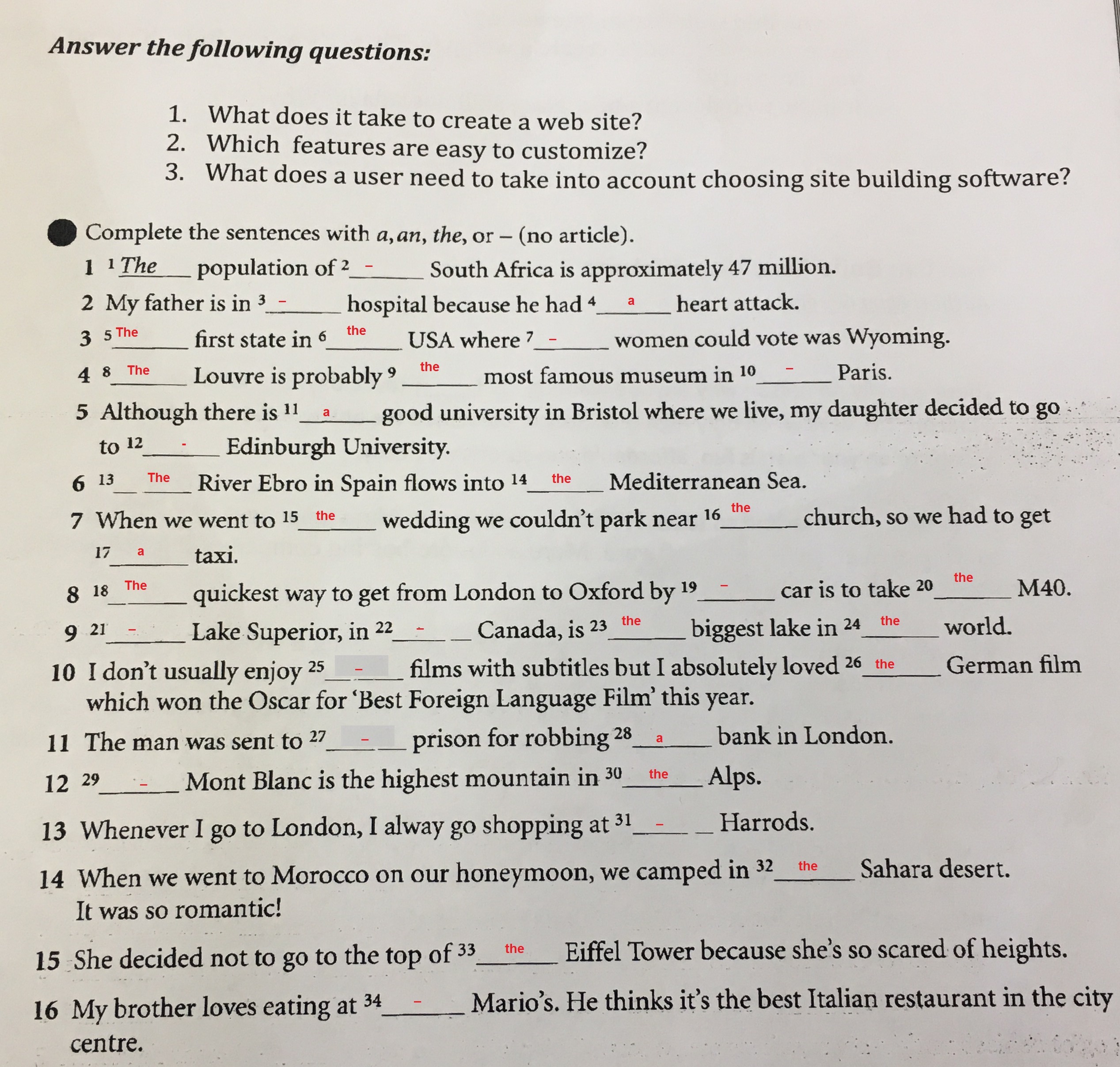 My father ответы. It probably ответы. Тест answer the following questions 1. what is stated about the History of Computer. My father is in Hospital. He was sent to Prison for four years. Артикль.