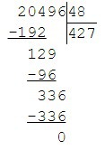 48 48 столбиком. 20496 48 Столбиком. 20496 Разделить на 48 в столбик. 20496 8 Столбиком. Пример 20496:48 в столбик.