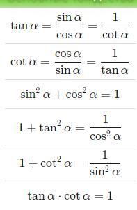 Cosa sin. Формулы sin cos TG 1/2. Tg2a формула. Cos3a формула. Sin 2 cos 2 формула.