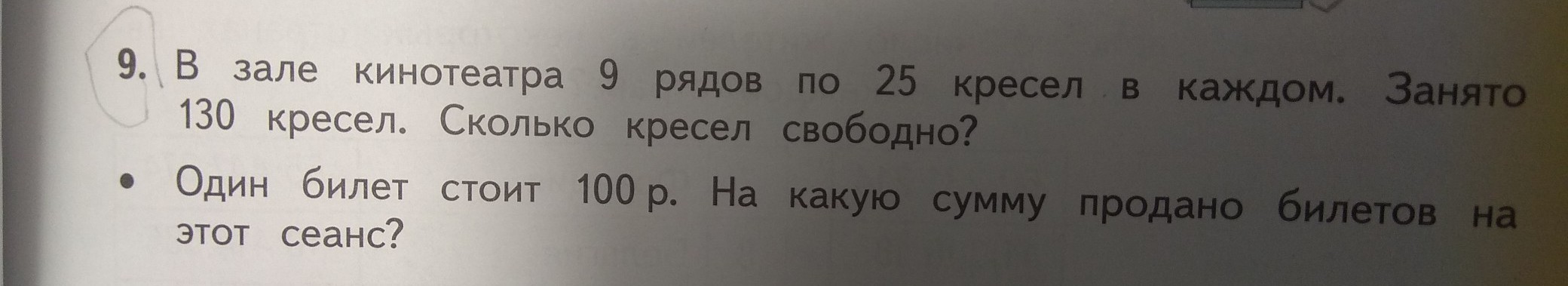 В первом зале кинотеатра 400 мест во втором в 2 раза меньше