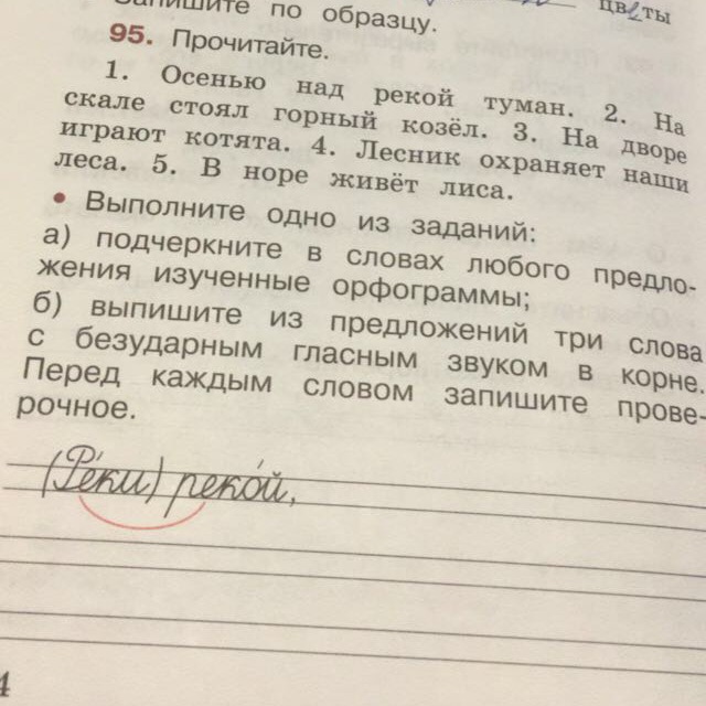 Упражнение 95