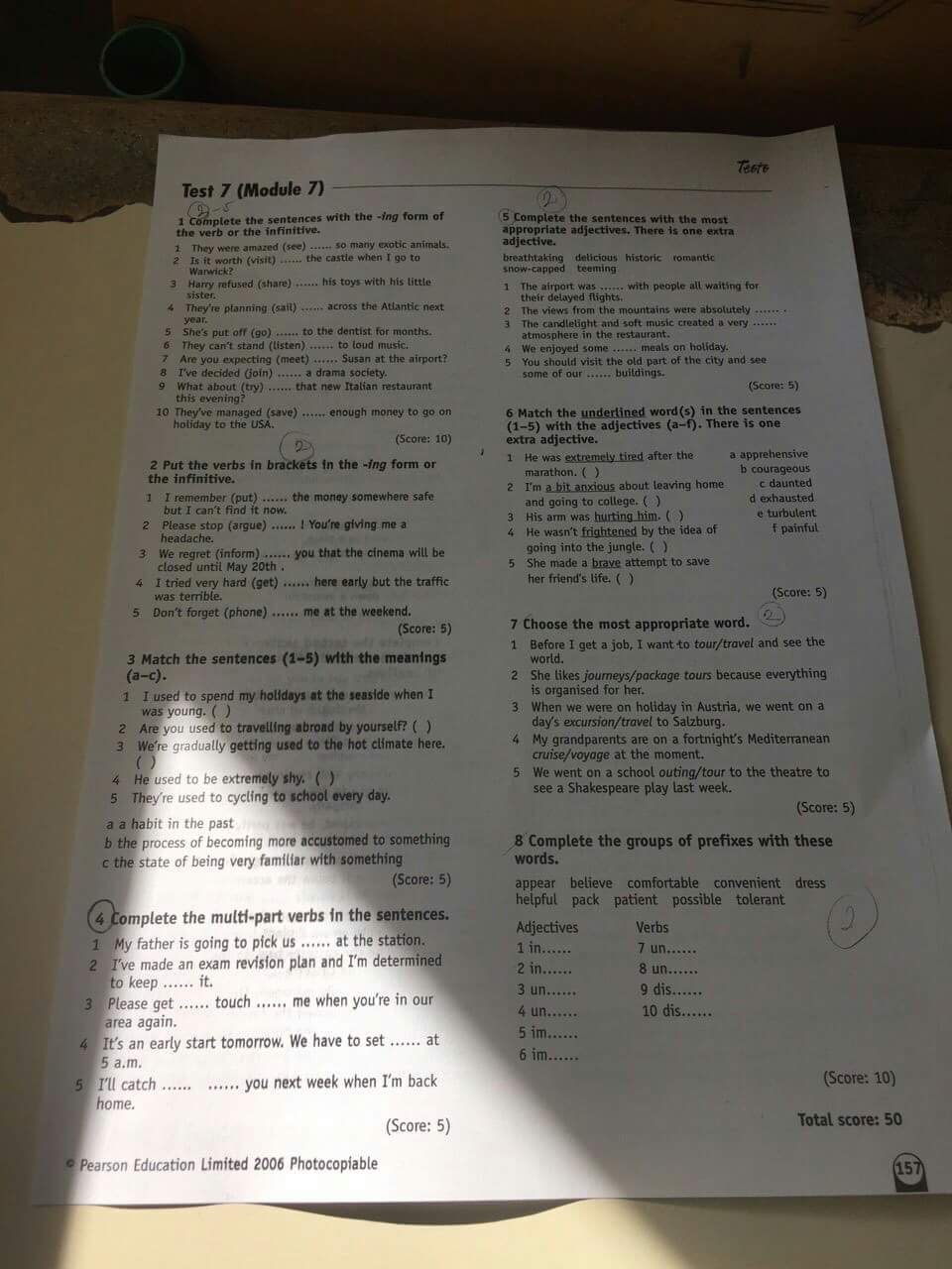 Form 10 test 1