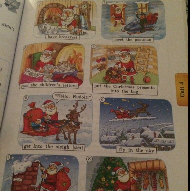 Полундра для санта клауса 9 букв. Мини книжка на английском с картинками про Санта Клауса. Легко инструкция Санта Клауса.