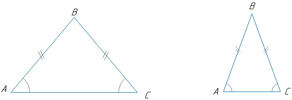 Остроугольный равнобедренный треугольник картинки