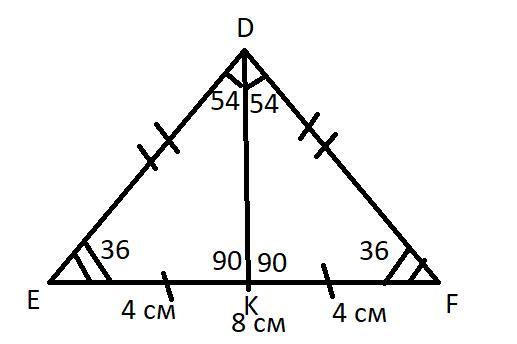 Треугольник def равен. Треугольник Def. Найдите на рисунке неизвестные углы треугольника Def. Найдите на рисунке 1 неизвестные углы треугольника Def. Отрезок dk биссектриса отрезок DH высота треугольника MDE.