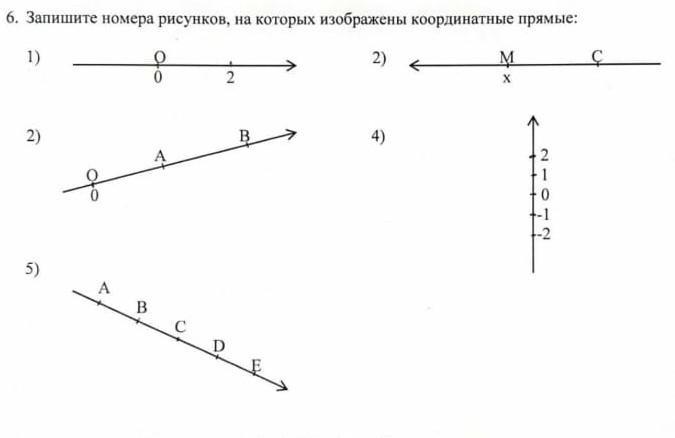 Каким номером на рисунке. Запишите номера на которых изображены координатные прямые. Отметь рисунки, на которых изображены координатные прямые.. Изобразите на координатной оси точки о 0 а 5 в -4. Отметьте на рисунке на котором изображены координатные прямые.