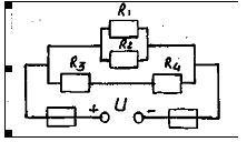 Четыре резистора сопротивлением r1 3 ом. Цепь постоянного тока со смешанным соединением. Смешанное соединение резисторов r1 5 r2 10. Цепь постоянного тока со смешанным соединением резисторов. Цепь постоянного тока состоящая из 3 резисторов r1 50ом.
