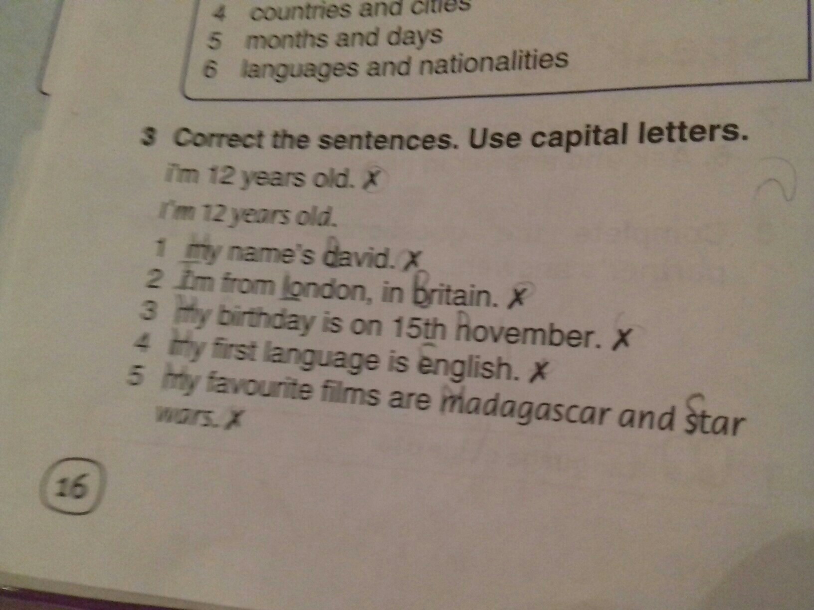 Don t use capital letters. Write the sentences use the correct Capital Letters гдз 3 класс. We use Capital Letters. Correct the mistakes with Capital Letters in the sentences. Capital Letters in English correct the mistakes.