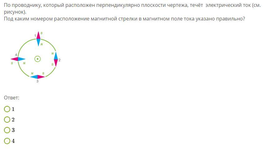 По проводнику расположенному перпендикулярно плоскости рисунка