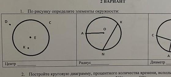 По данным рисунка определите