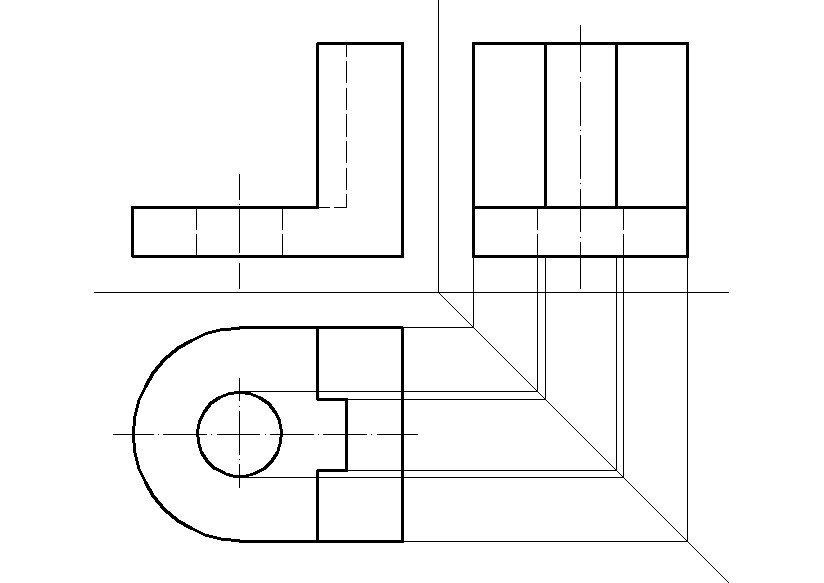 3 проекции на чертеже