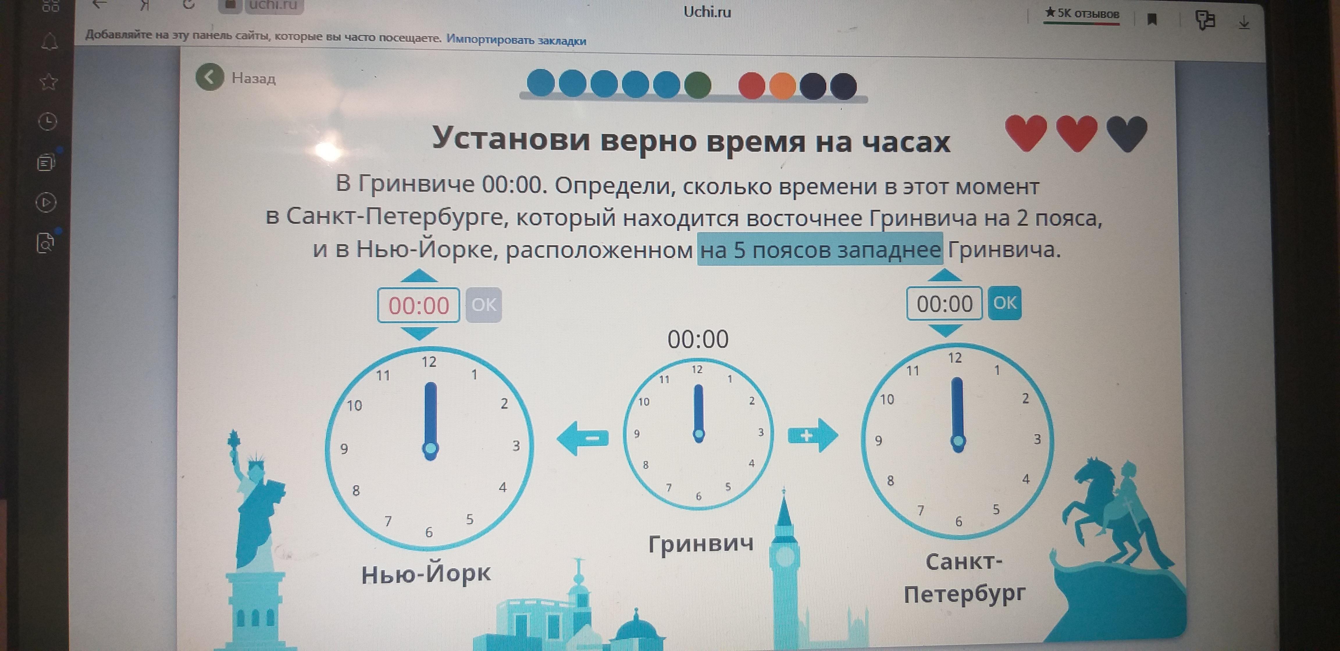 Часы на рисунках отображают время в городах где живут подростки подпишите названия городов гринвич