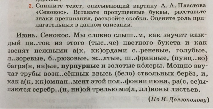 Списывание с пропущенными буквами. Русский язык списать текст.