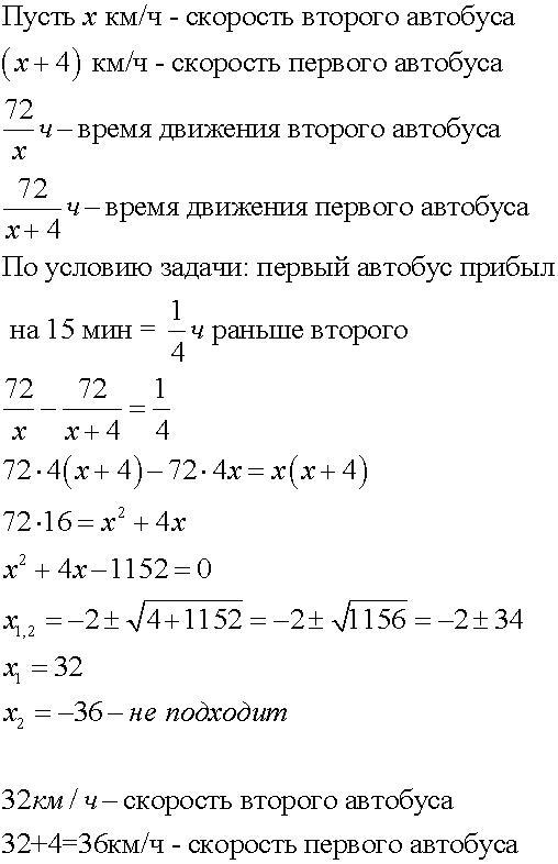 Два автобуса одновременно. Автобус км1.