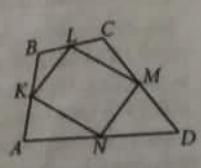 Точки k m n середины сторон. Точки k l m n середины сторон четырехугольника ABCD.