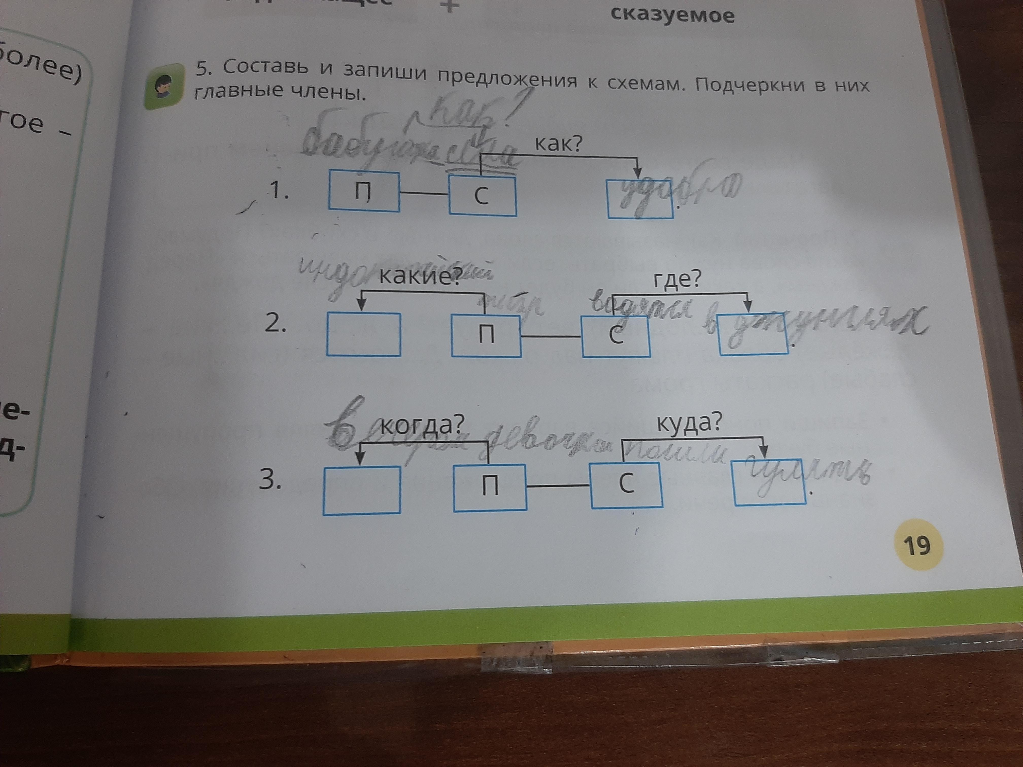 Составь схему подчеркнутого предложения. Составь и запиши предложения. Составь и запиши предложения к схемам. Придумай и запиши предложения к схемам. Придумайте и запишите предложения к схемам.