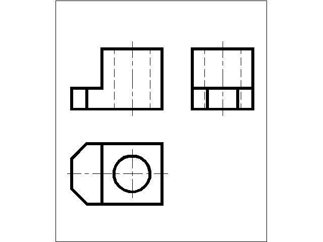 Изображение невидимого контура. Дополнить чертеж недостающими линиями. Осевая линия на виде сверху. Что такое невидимый контур в черчении. Вертикальная осевая линия.