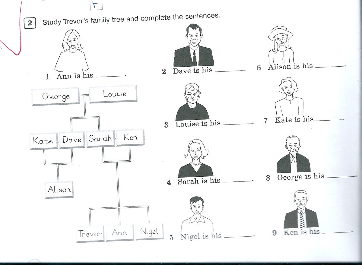 Complete the Family Tree