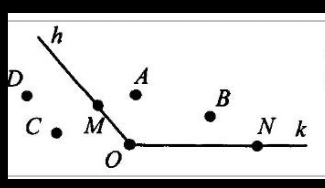 Точка вне угла. Начертите неразвернутый угол HK. Рисунок развёрнутого угла с точками. Отметьте точки внутри этого угла. Начертите неразвернутый угол HK отметьте две точки.