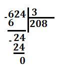 Разделить в столбик 624 на 3 - Calc-Best.ru