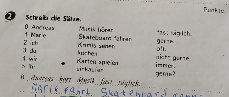 Schreib die. A welche Hobbys sind das unterschreibe ответы Schwimmen ответы. Предложения со словом einkaufen. Schreib die Sätze ответы. Немецкий язык 7 тест schreib die Sätźe.