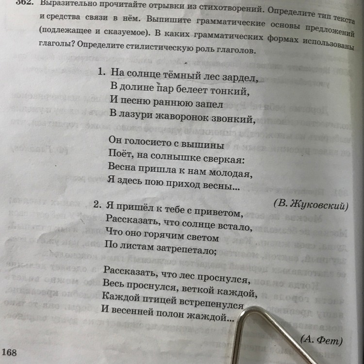 Грамматические задания по русскому языку 8 класс. Стих лес проснулся весь проснулся веткой каждой.