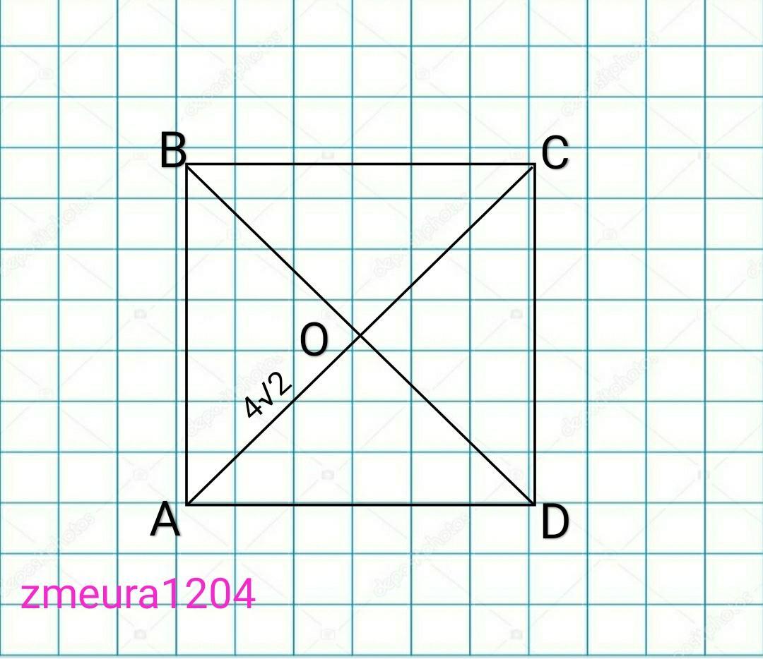 Ob 2 ao 4 найти boc. На рисунке изображён квадрат АБСД. 1/2 Bd*AC. Геометрия таблица 8.16 векторы на плоскости дано АБСД квадрат ответы.