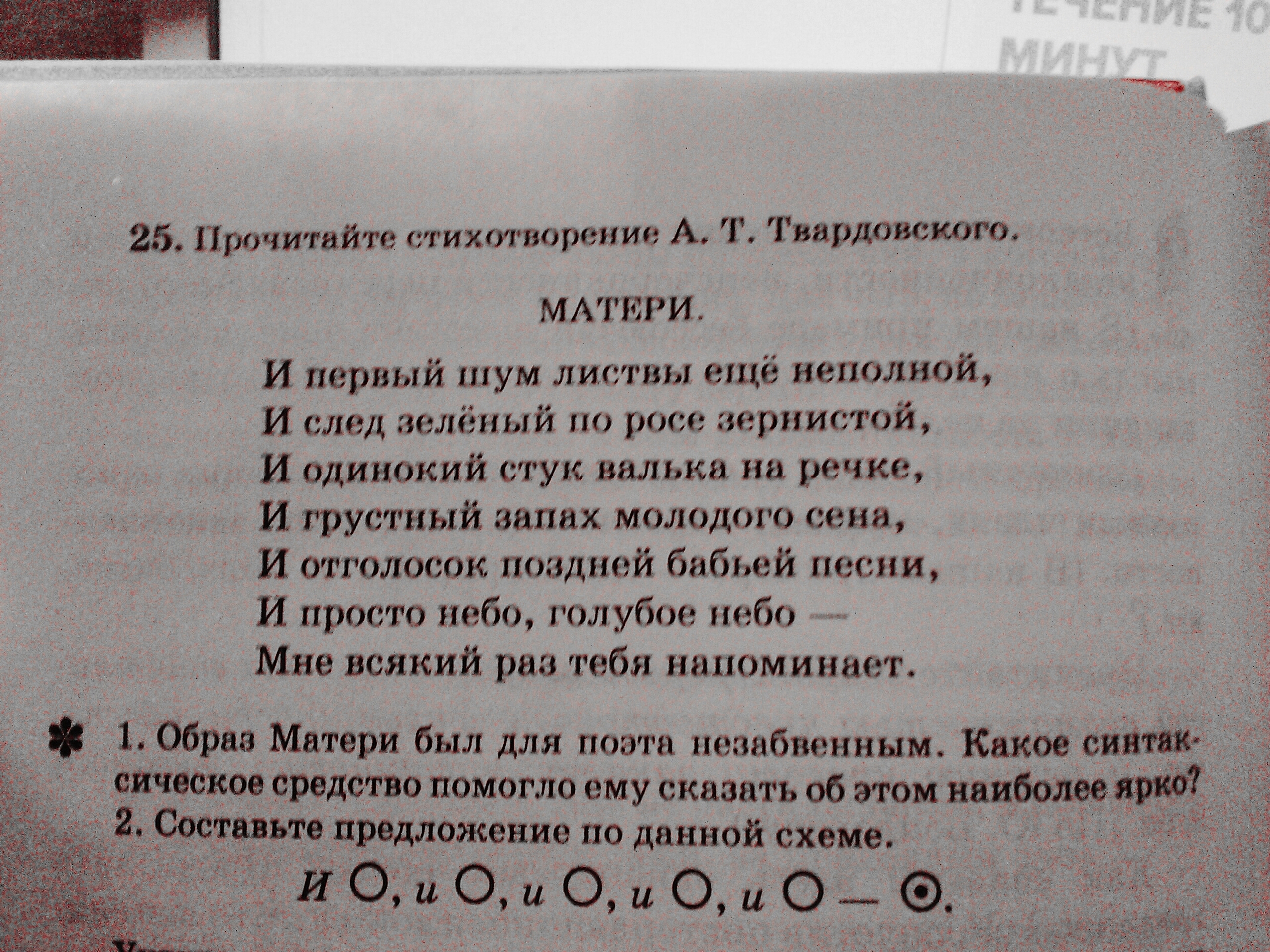 Прочитай стихотворение твардовского и выполни задание кружились. Русская речь. Стих матери и первый шум листвы. Стих русская речь. Памяти матери Твардовский стих.