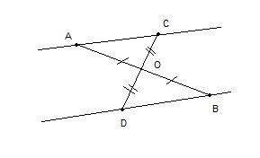 Докажите что прямые ac bd параллельны