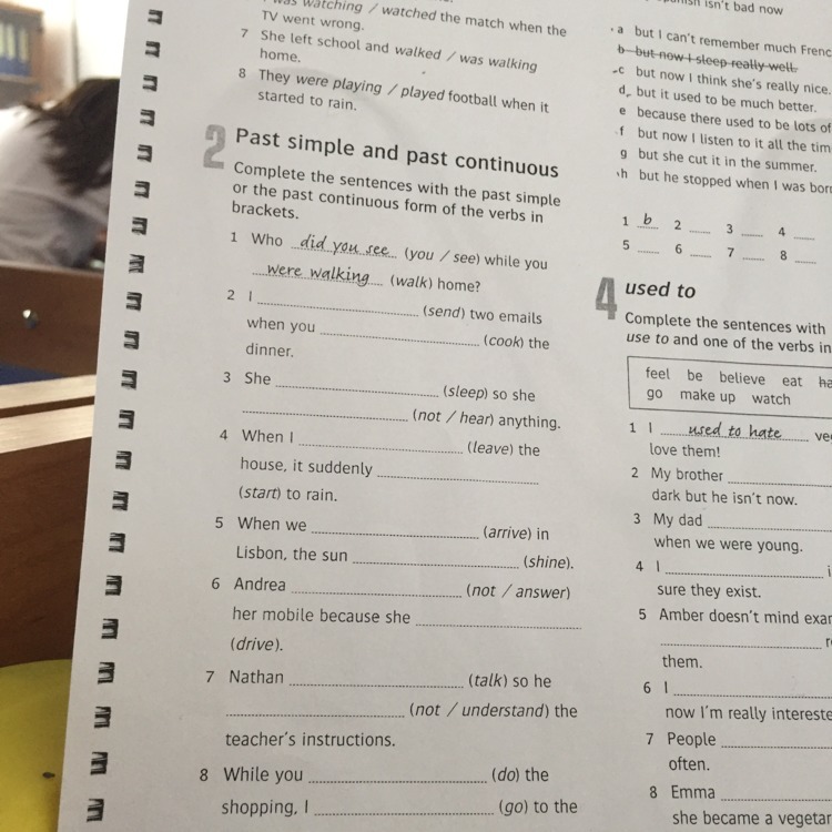 Complete the sentences i watch. Complete the sentences with the past simple. Complete the sentences with the past simple or past Continuous. Complete the sentences with the past simple or past Continuous form of the verbs in Brackets. I complete the sentences with the verbs ответы.