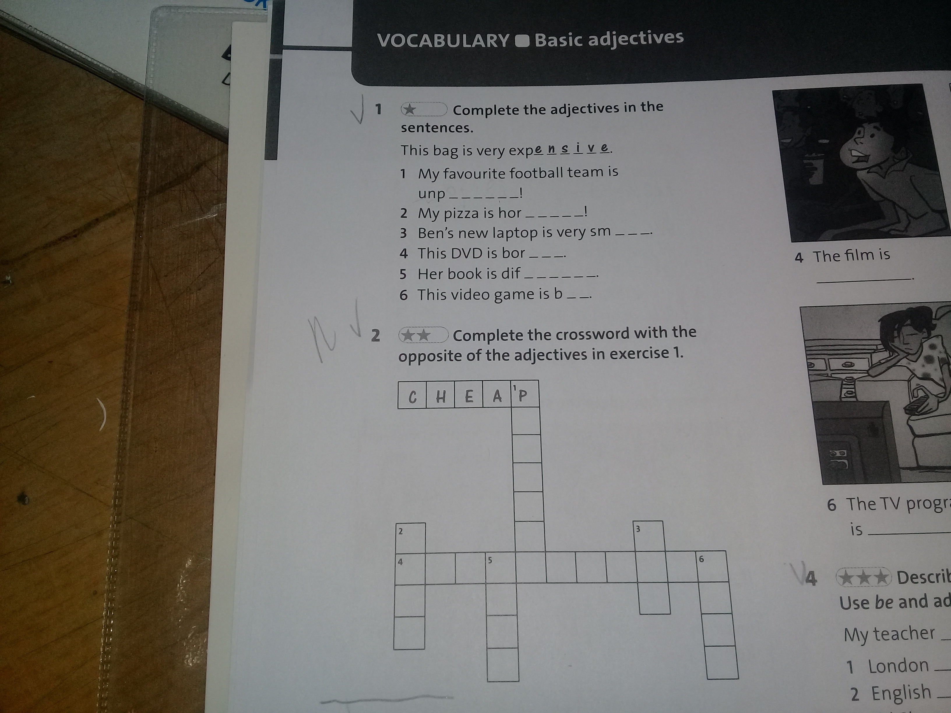 Помоги сделать 1. Complete the crossword write the opposite adjectives на стр 13. Complete the crossword with the opposite of the adjectives. Complete the crossword write the opposite adjectives. Fast. Complete the crossword. Write the opposite adjectives..