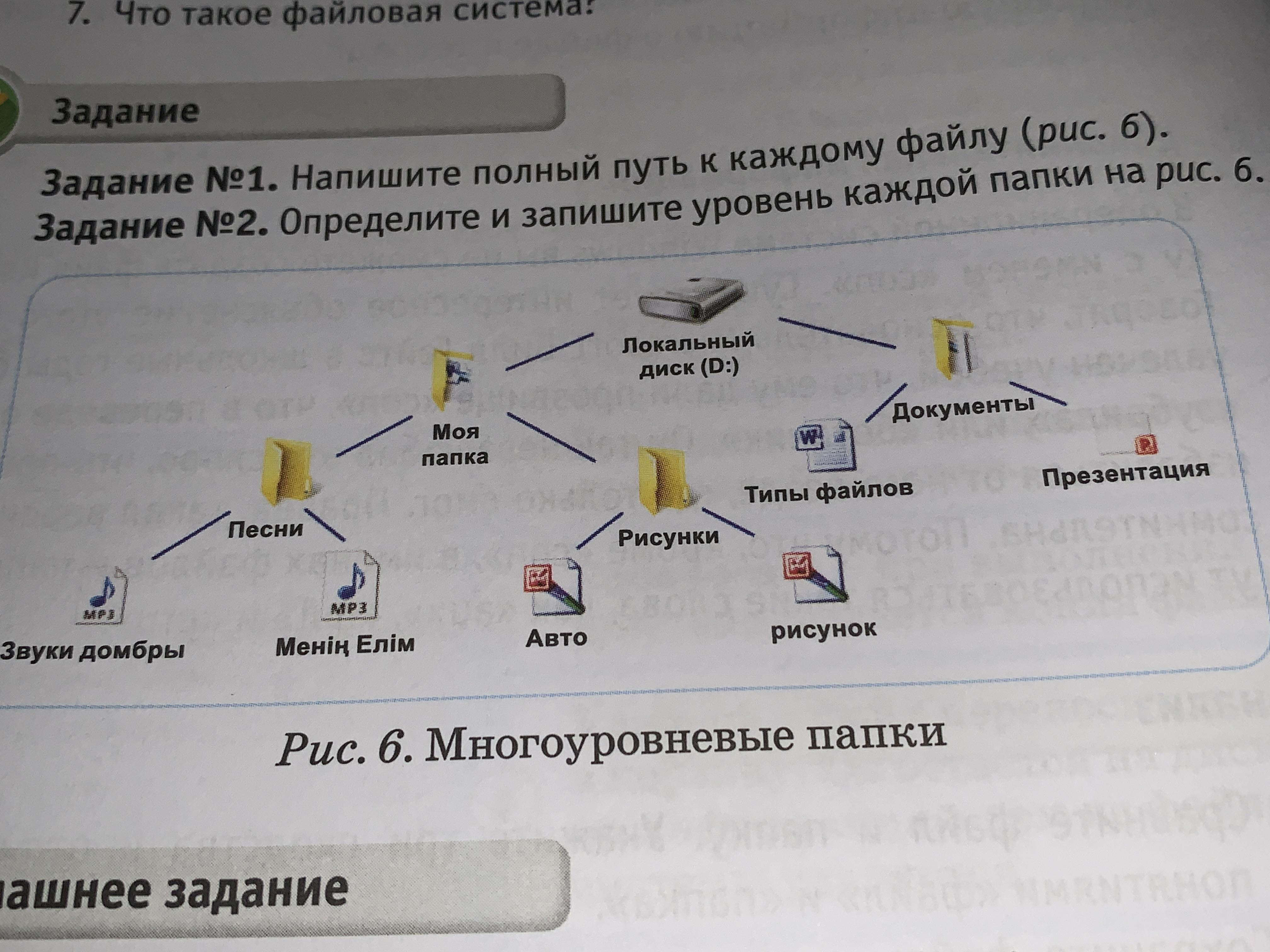 Путь пиши. Дано дерево каталогов напишите путь к каждому файлу к каждой папке. Задание n1. Запишите недостающие слова и внесите дополнение в рисунок.