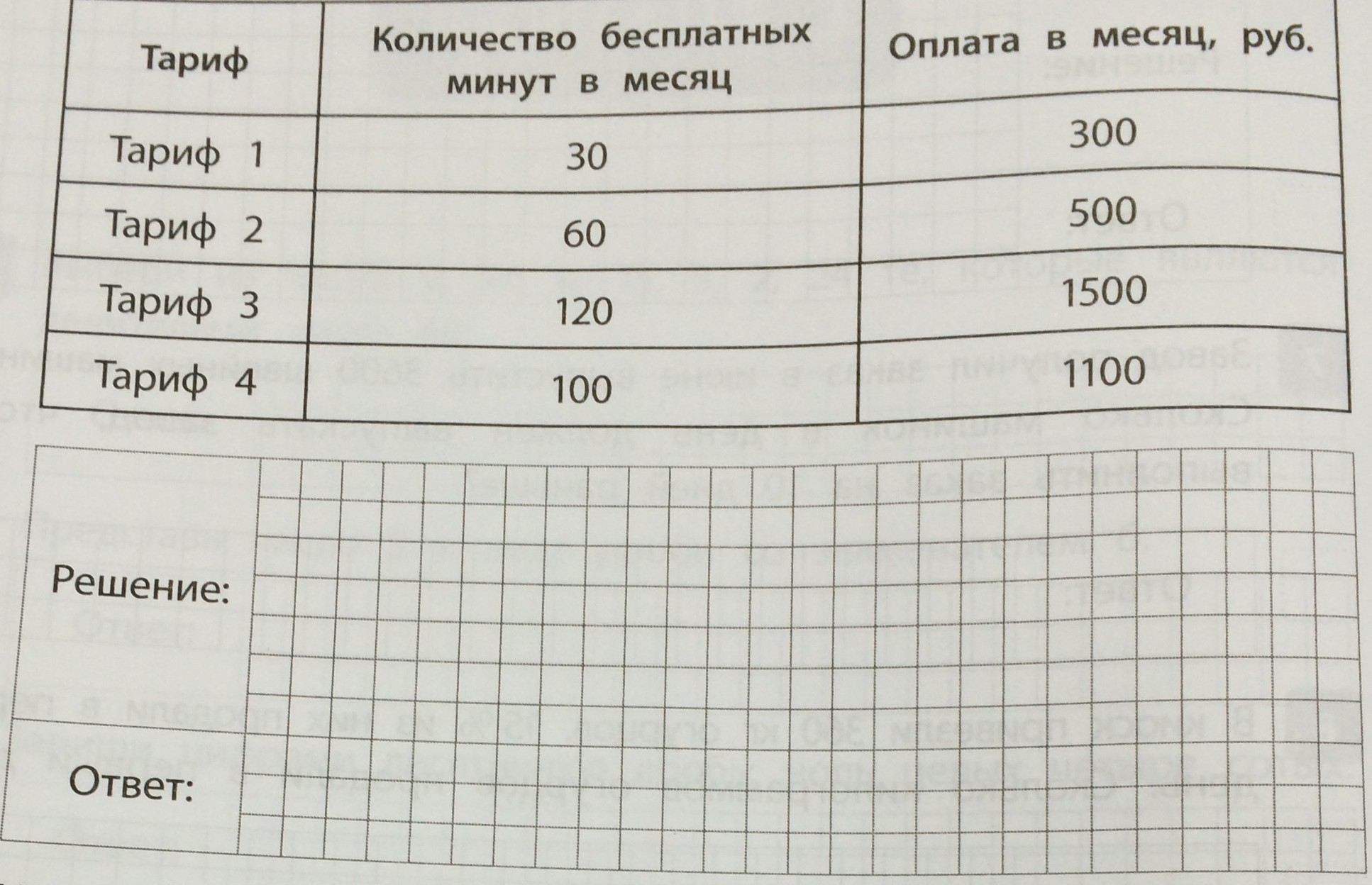 Сколько бесплатная. Покажи таблицу. Покажи таблицу месяцев.