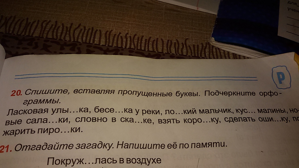 Запиши предложение по правилам русской орфографии на листе настя нарисовала озябшую осинку