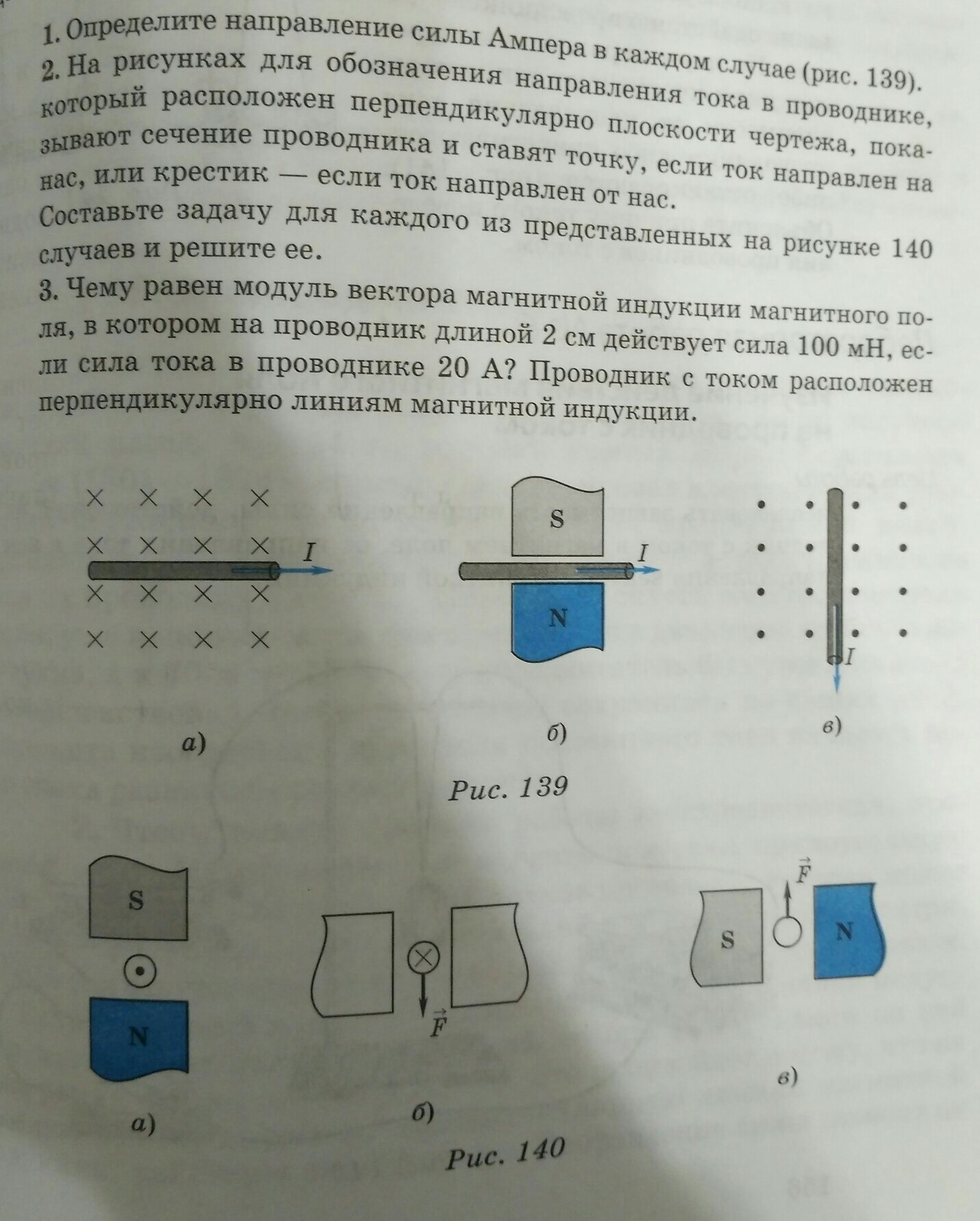 Определить направление силы