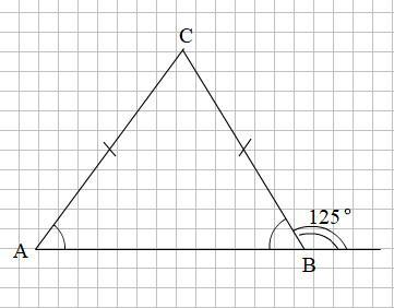 В треугольнике abc ac равно bc внешний. В треугольнике ABC AC BC внешний угол при вершине b равен 146. Внешний угол при вершине b равен 125°. Треугольник ABC AC=BC из вершины b внешний угол 110. Внешний угол - 125 Найдите Найдите а, в, с.