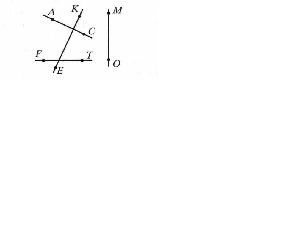 На рисунке изображен прямой