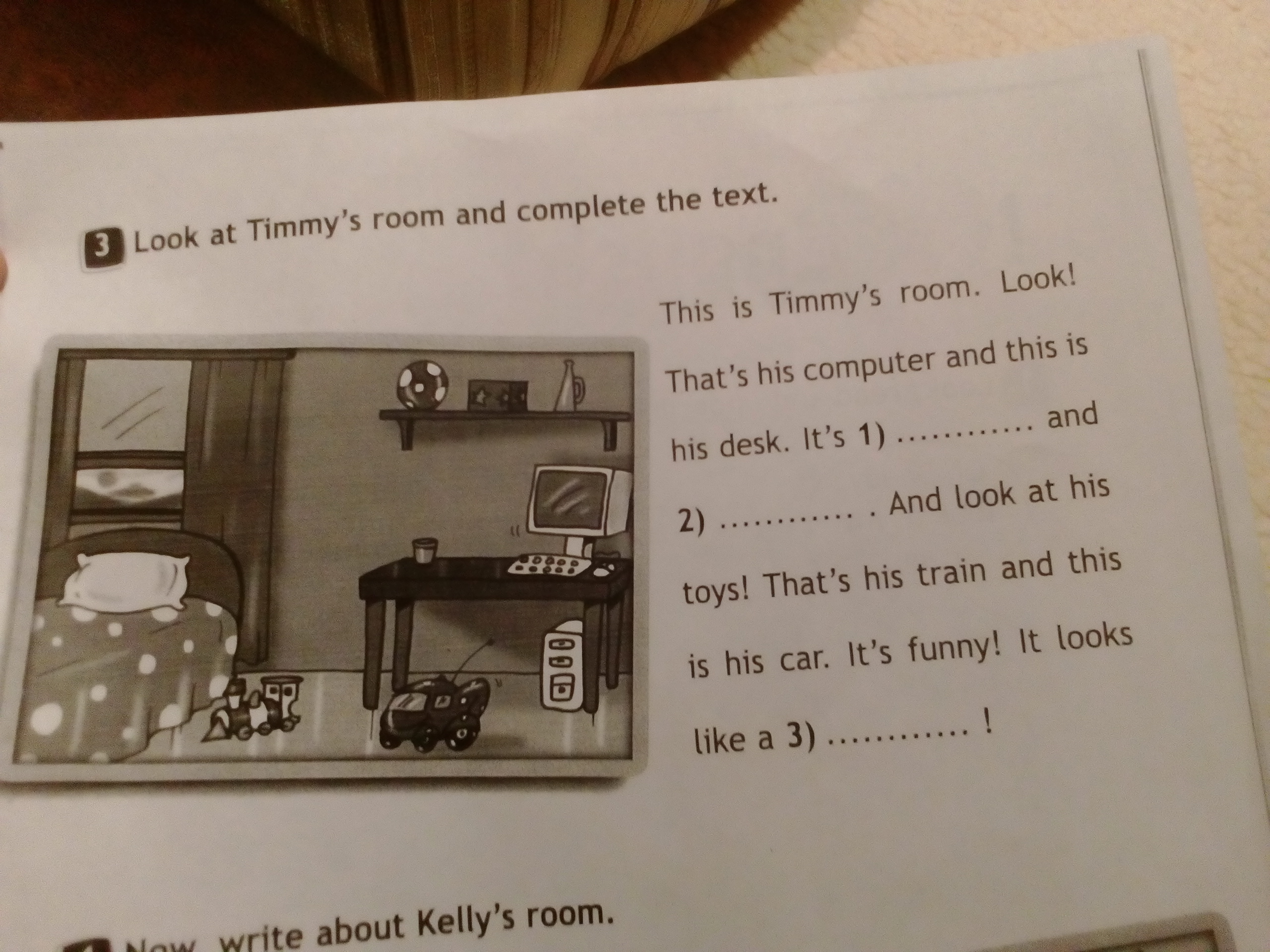 Look at this текст. Look at Timmy's Room and complete the text ответы. Look at Timmy's Room and complete the next. Look at Timmy’s Room and complete the text английский язык. Timmy Room английский 3 класс.