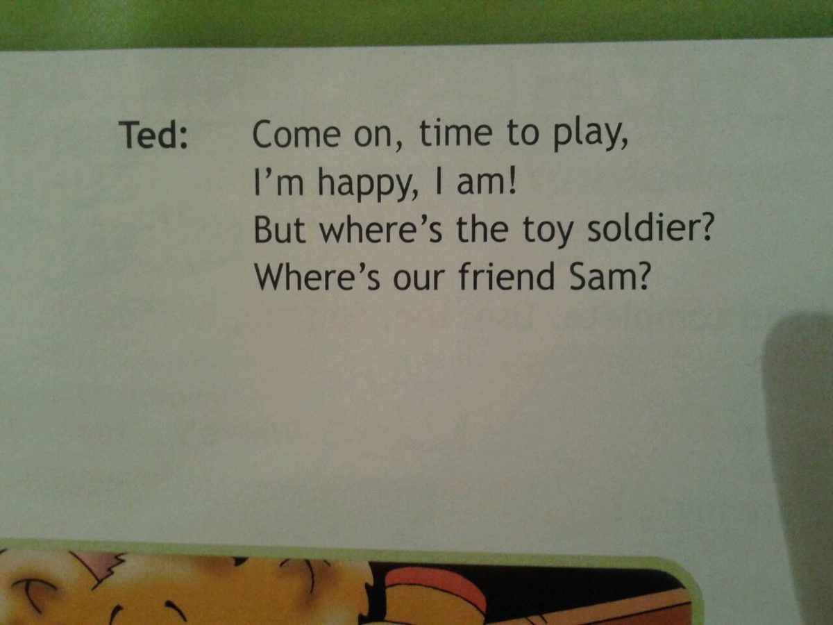 Ask перевод. Where is the Toy Soldier ответ.