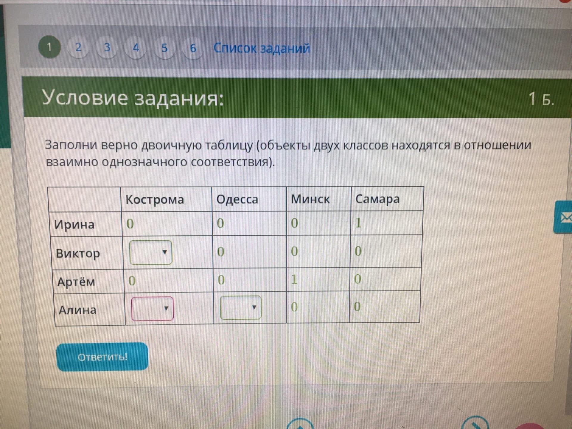 Заполнена верна. Заполните верно двоичную таблицу объекты двух классов. Верно заполненная таблица. Как заполнить двоичную таблицу. Определи двоичную таблицу 5 класс.