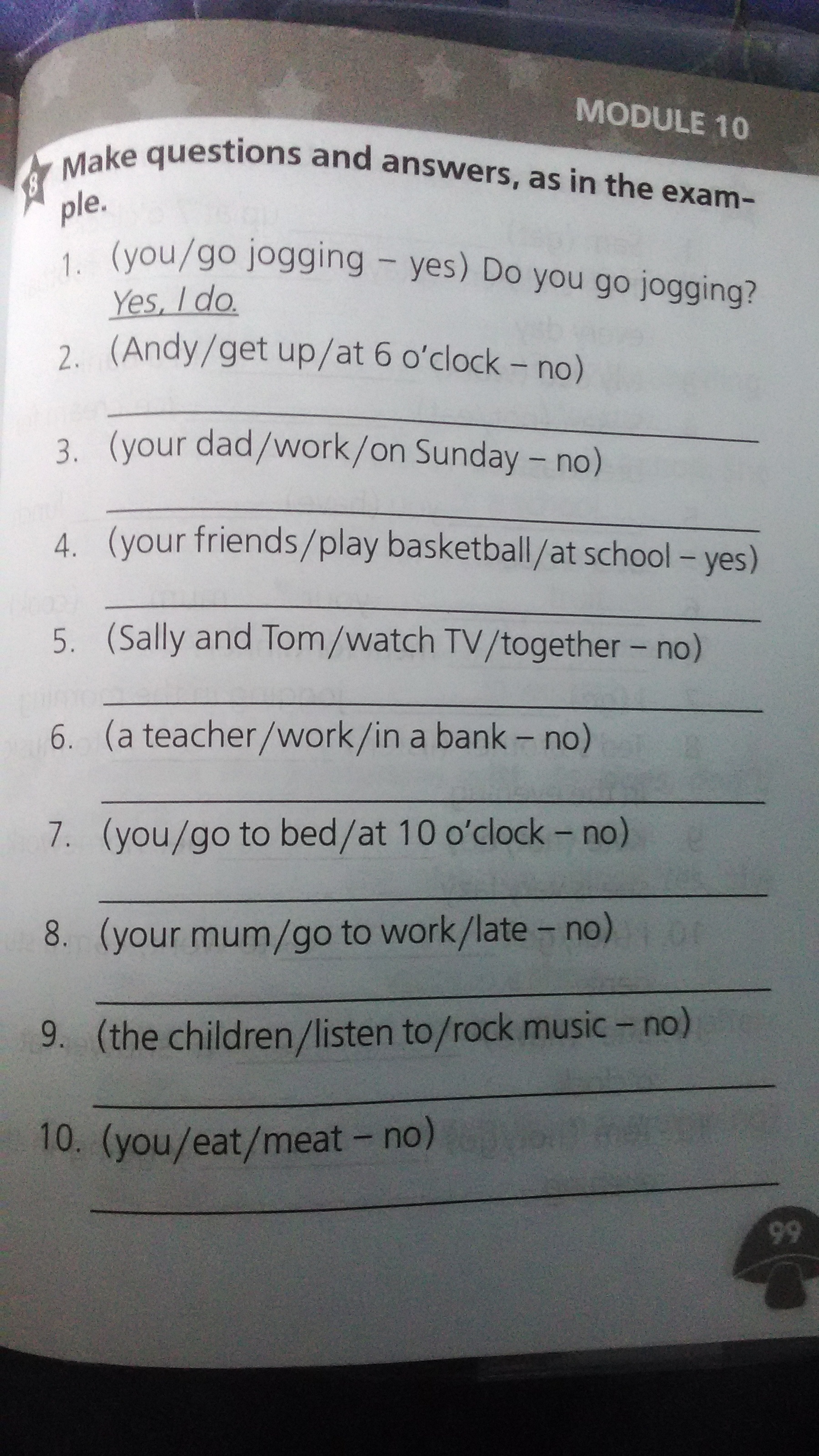 Make questions as in the example 5. Make questions. Make questions and answers and Match them сборник упражнений. Answer the questions as in the example.