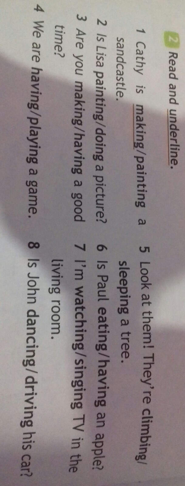 Read again and underline the. Read and underline 4 класс рабочая тетрадь. Read and underline 4 класс страница 57 номер 4.