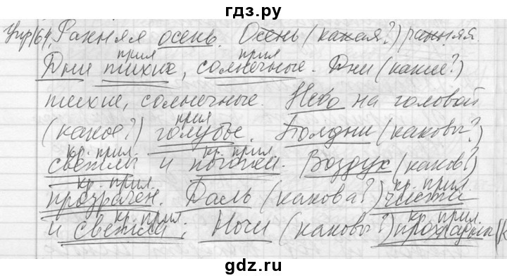 Русский 7 класс упр 164