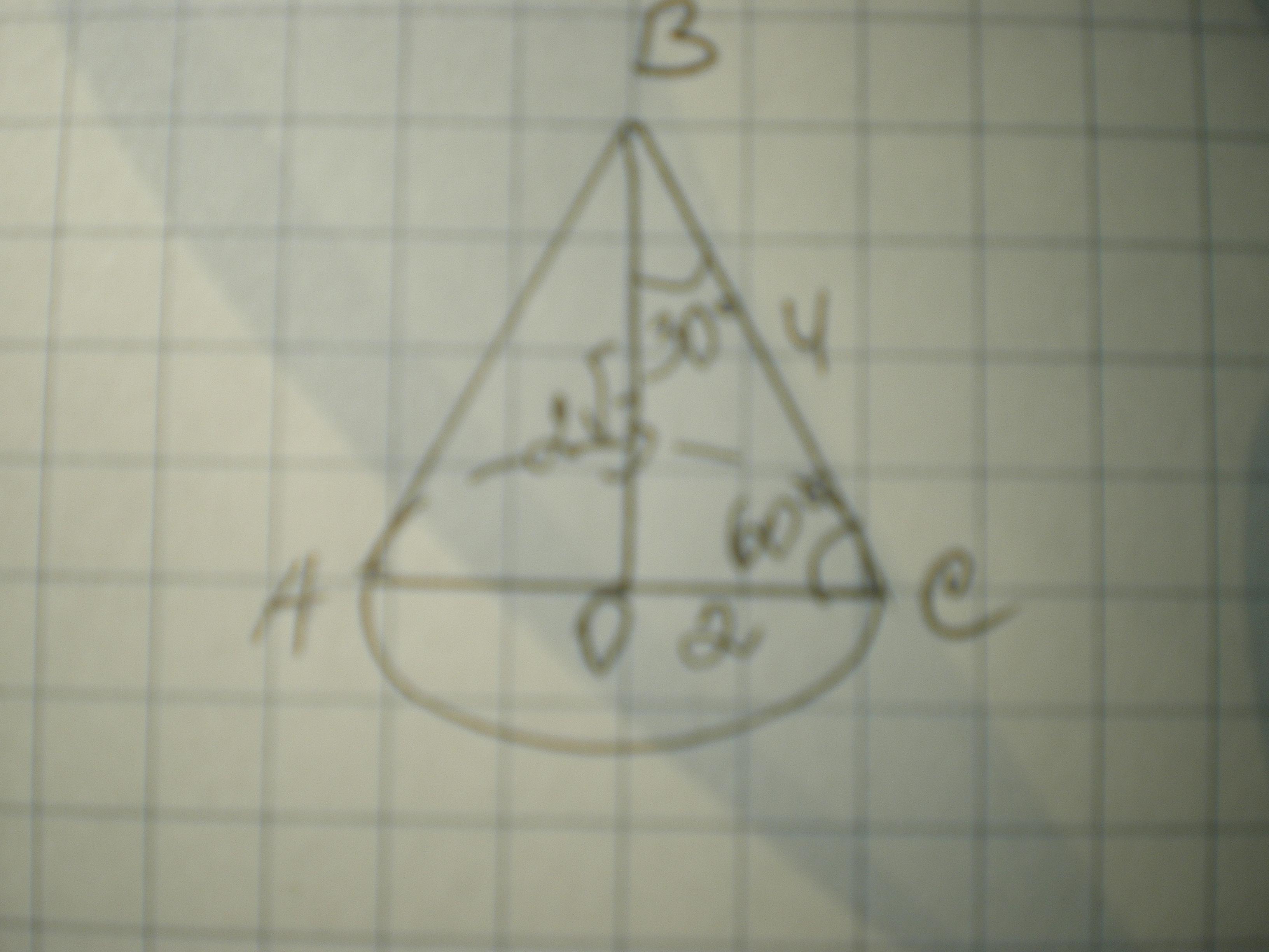 Образующая конуса 4 см найдите. Образующая конуса наклонена к плоскости 60. Образующая конуса наклонена к основанию под углом 60 градусов. As=4, угол a=60 градусов, найти объем.