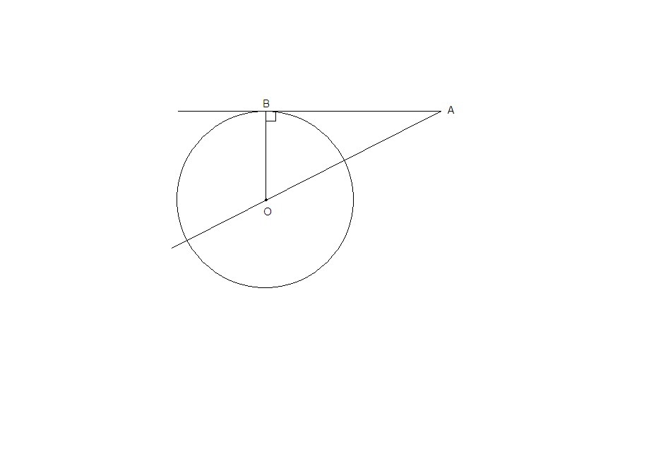 Ab касательная найдите ao. Окружность с центром в точке о. Радиус окружности с центром в точке. Касательная ab и секущая ao.. Рисунок окружность с центром в точке о.