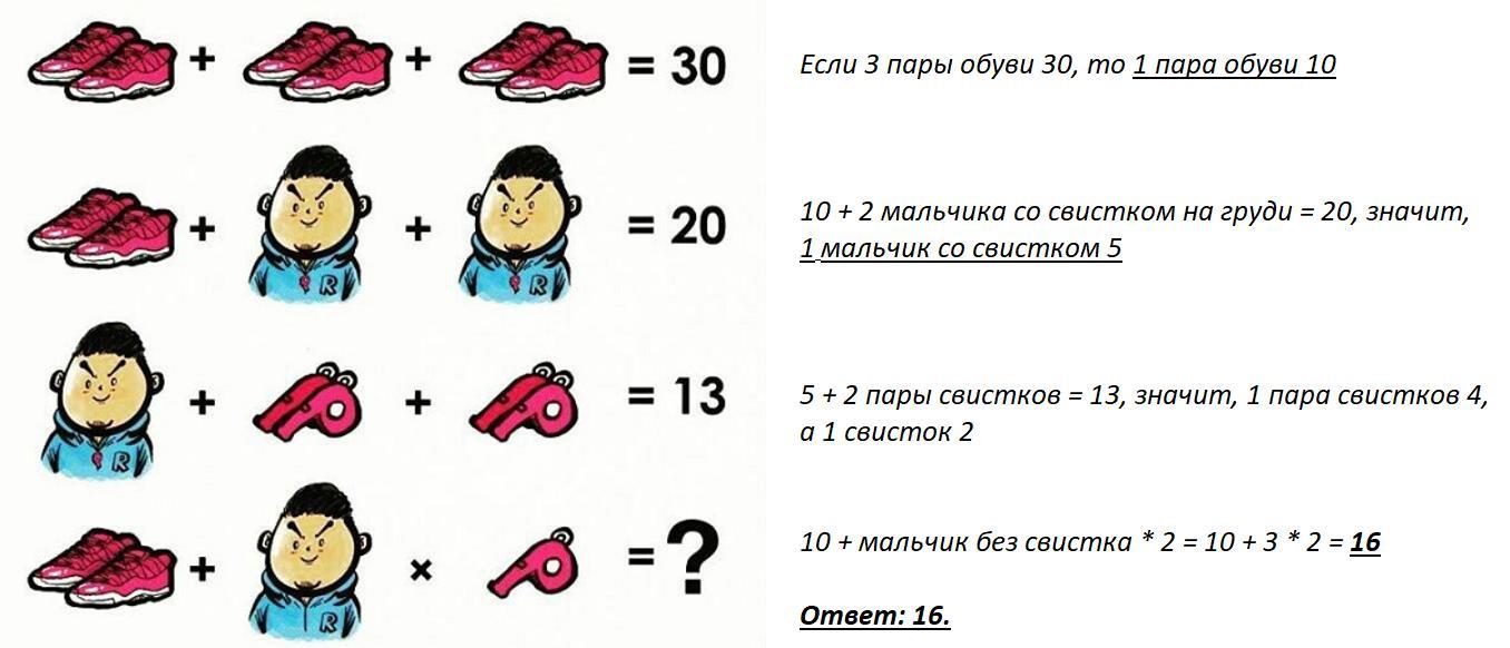 30 найти ответ. Задача на логику про ботинки. Логическая задача с кроссовками и семечками. Головоломка кроссовки. Логическая загадка с семечками и кроссовками.