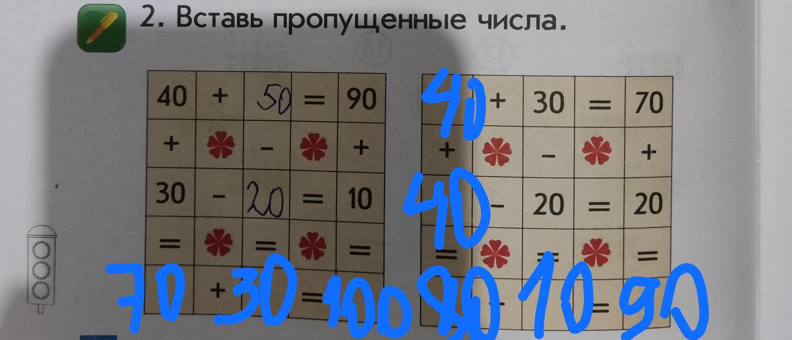 Вставь пропущенные цифры 8