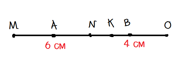 Длина отрезка mn