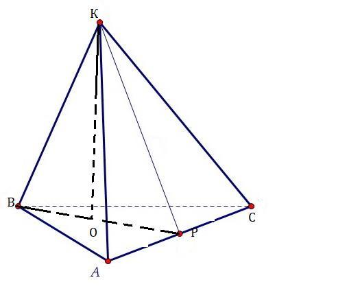 Основанием треугольной пирамиды является равнобедренный треугольник