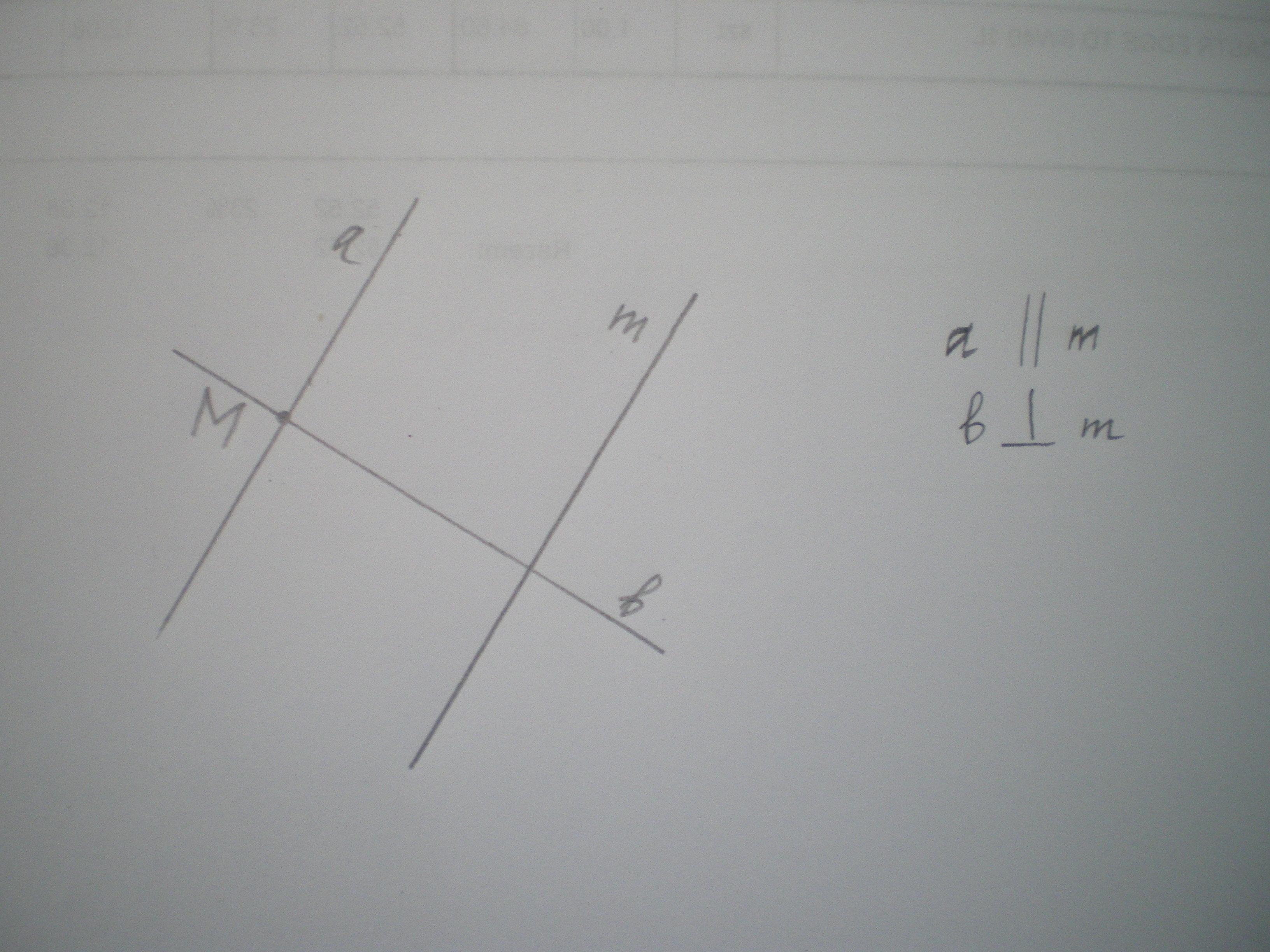 Перерисуйте рисунок 9 проведите через точку м прямую а параллельную прямой b